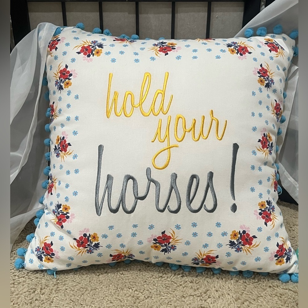 The Pioneer Woman Vibrant Decorative Pillow 18 in x 18 in - Picture 4 of 9